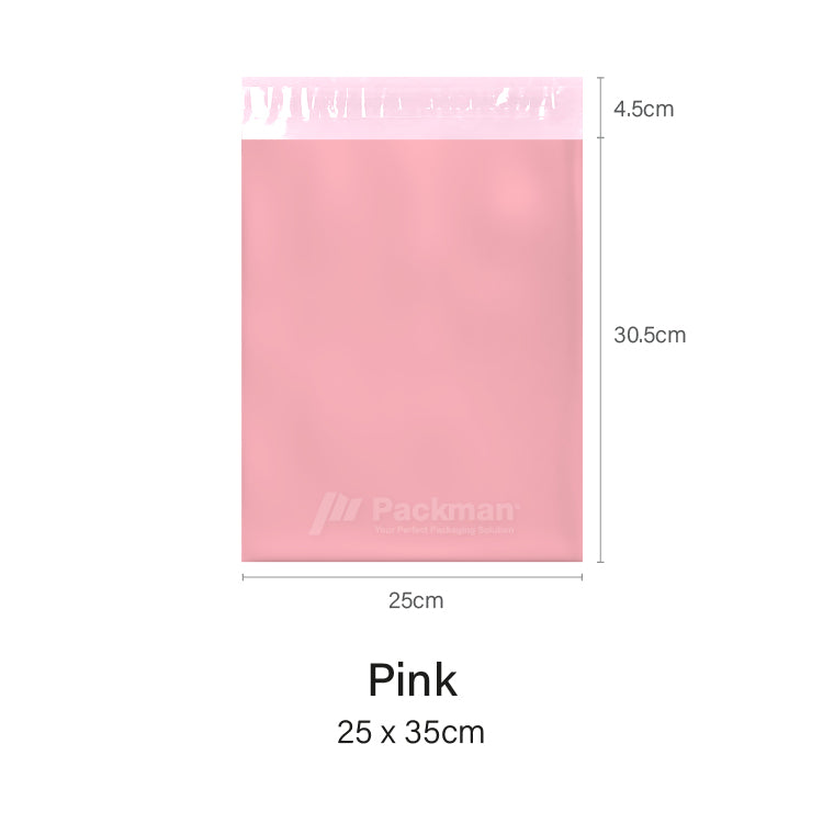 25 x 35cm Pink Poly Mailer (100pcs)