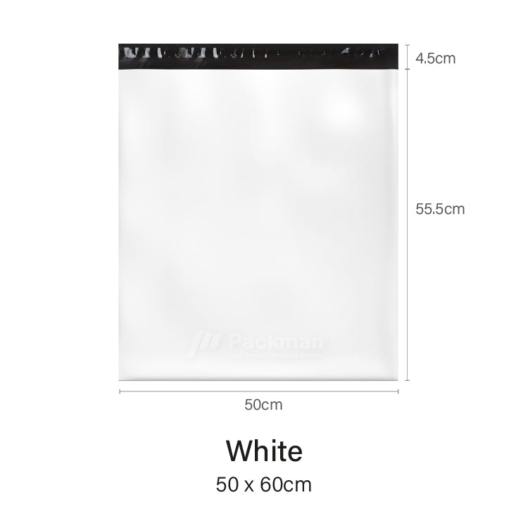 50 x 60cm White Poly Mailer (100pcs)