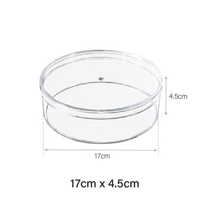 17 x 4.5cm Clear Plastic Jar (144pcs)