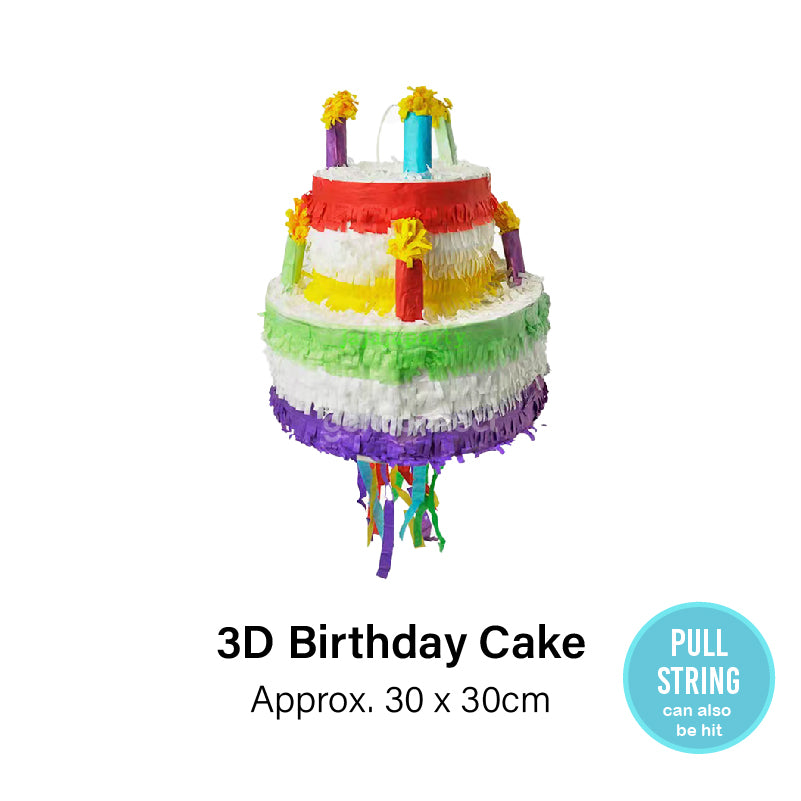 3D Birthday Cake Piñata