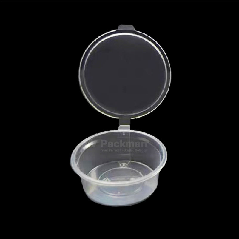 3oz Plastic Sauce Cup with Lid