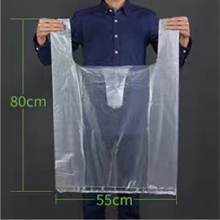 55 x 80cm Clear Plastic Bag (50pcs)