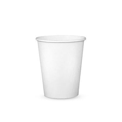 8oz White Single Wall Paper Cup