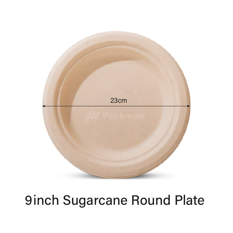 9 inch Sugarcane Plate