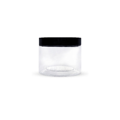 8.5 x 6.5cm Black Plastic Jar (9pcs)