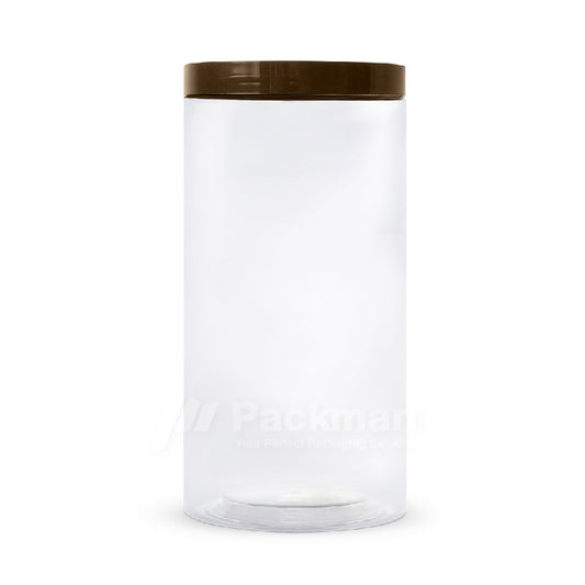 10 x 20cm Brown Plastic Jar (6pcs)