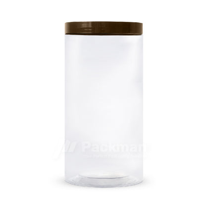 10 x 20cm Brown Plastic Jar (6pcs)