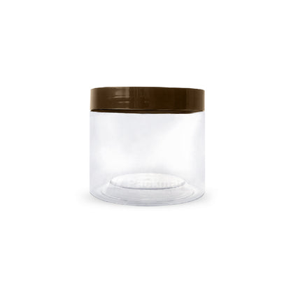 10 x 8cm Brown Plastic Jar (9pcs)