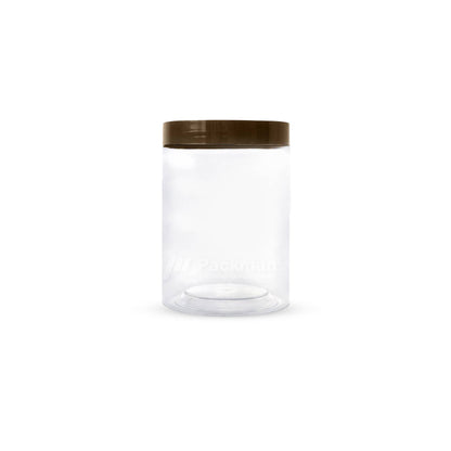 6.5 x 10cm Brown Plastic Jar (9pcs)