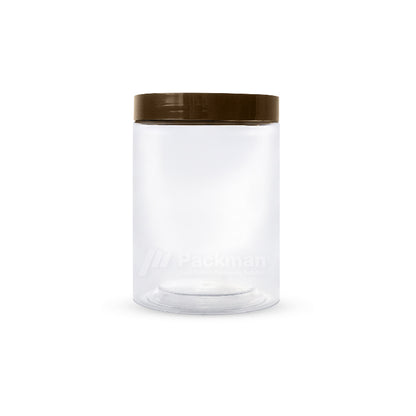 8.5 x 12cm Brown Plastic Jar (6pcs)