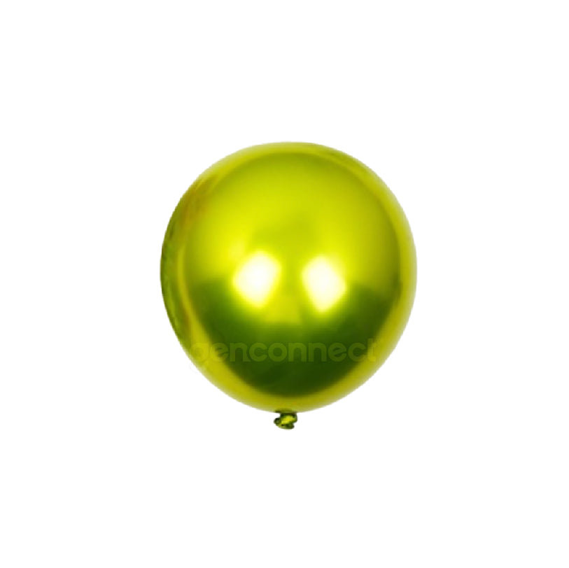 Metallic Chrome Lime Green Balloon (10pcs)