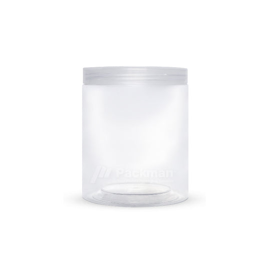 10 x 12cm Clear Plastic Jar (6pcs)