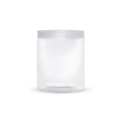 10 x 12cm Clear Plastic Jar (6pcs)