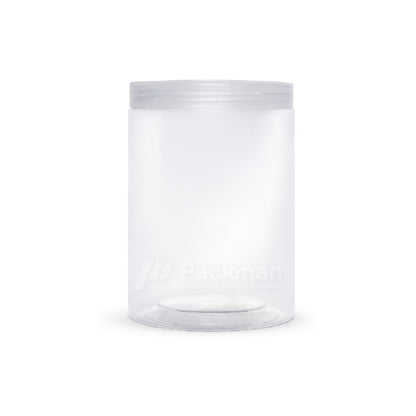 10 x 15cm Clear Plastic Jar (6pcs)