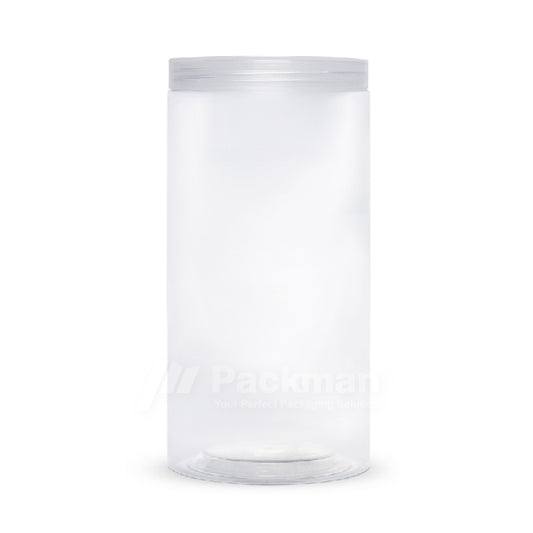 10 x 20cm Clear Plastic Jar (6pcs)