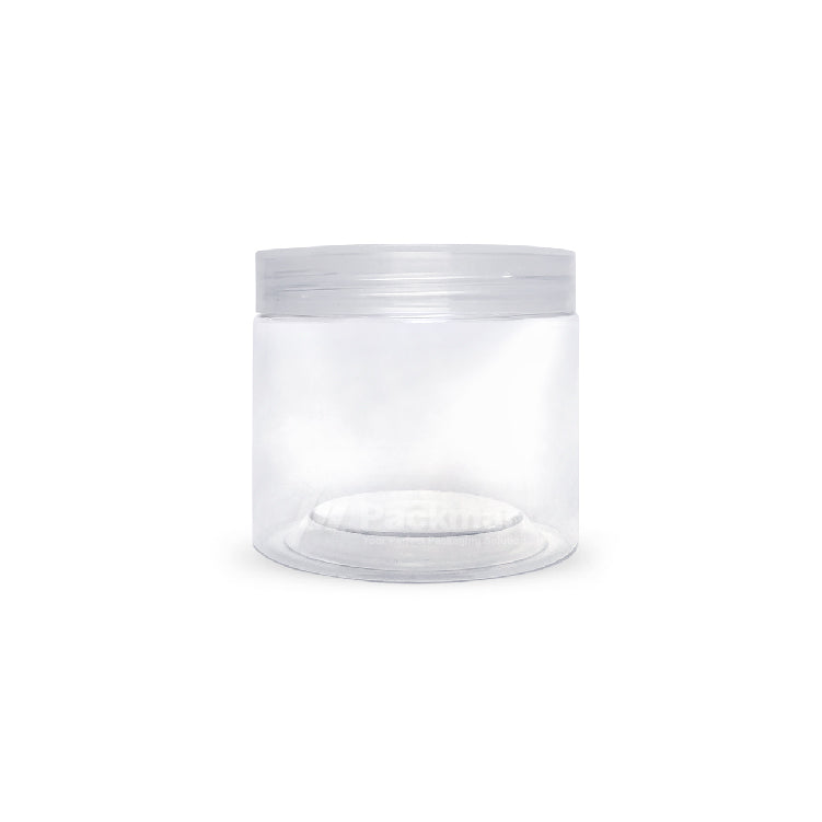 10 x 8cm Clear Plastic Jar (9pcs)