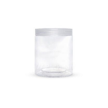 8.5 x 10cm Clear Plastic Jar (6pcs)