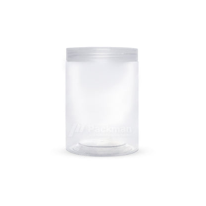 8.5 x 12cm Clear Plastic Jar (6pcs)