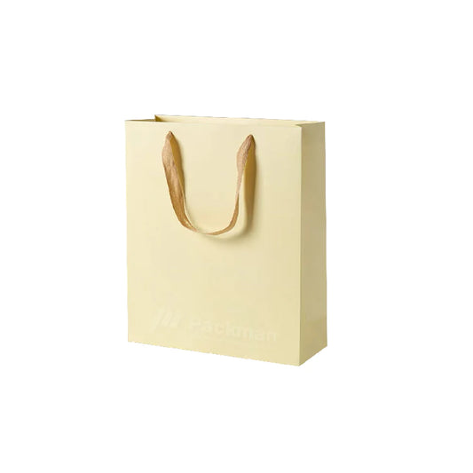22 x 12 x 28cm Creme Paper Bag (10pcs)