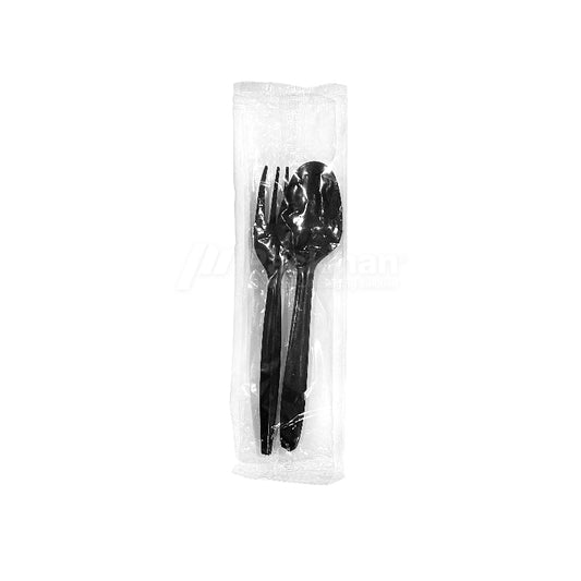 Plastic Fork Spoon Pack (100pcs)