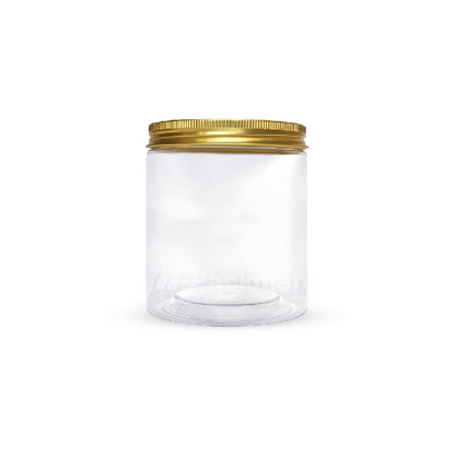 8.5 x 10m Gold Plastic Jar (6pcs)