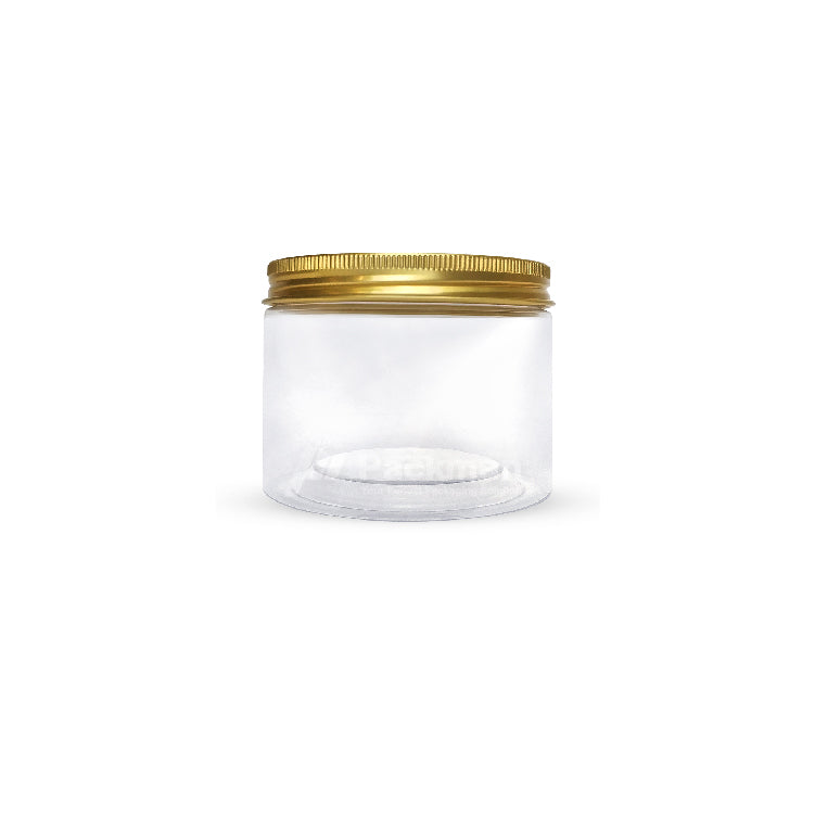 8.5 x 6.5cm Gold Plastic Jar (9pcs)