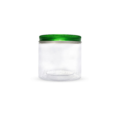 8.5 x 8.5cm Green Plastic Jar (9pcs)