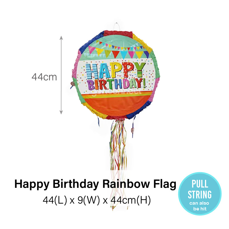 HBD Rainbow Piñata