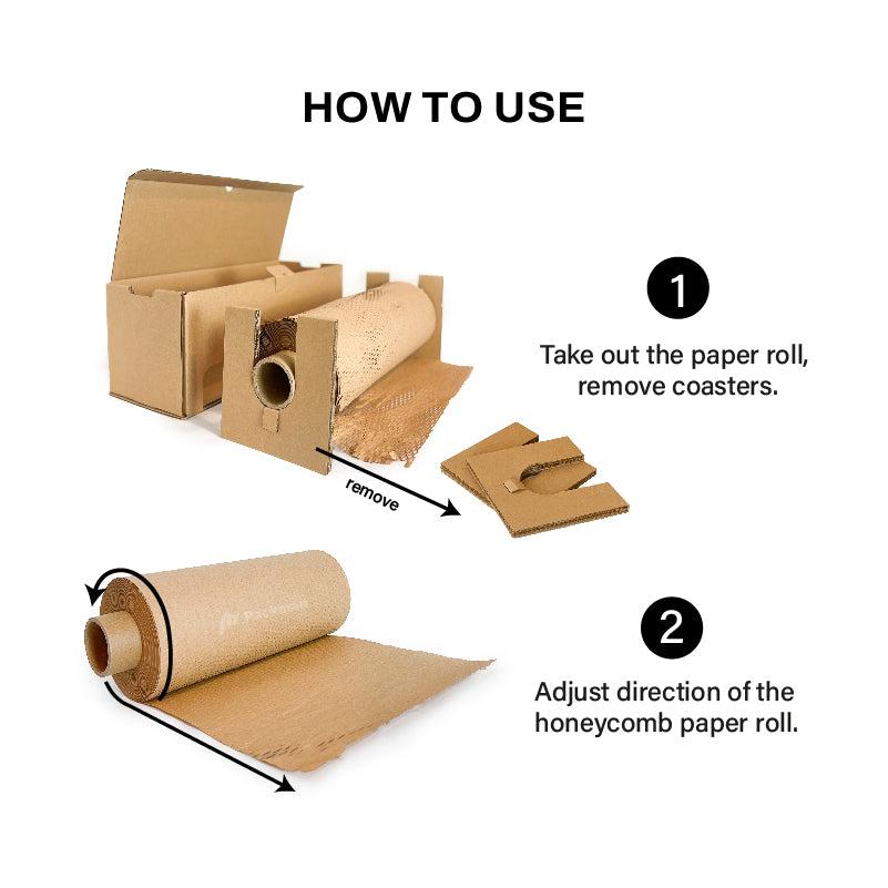 Honeycomb Paper Roll Box