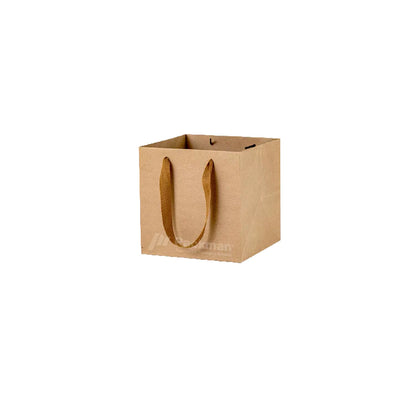 10 x 10 x 10cm Extra Thick Kraft Square Paper Bag (10pcs)