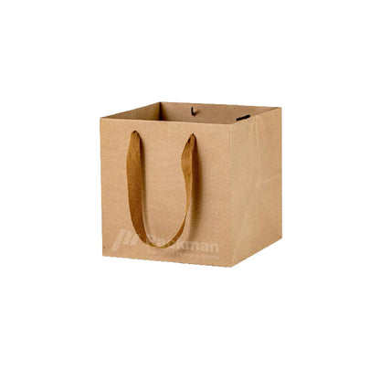 25 x 25 x 25cm Extra Thick Kraft Square Paper Bag (10pcs)