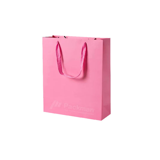 22 x 12 x 28cm Pink Paper Bag (10pcs)