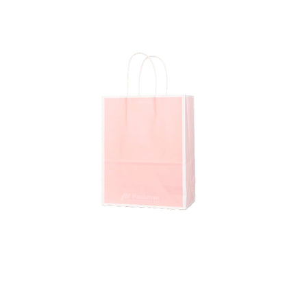 25 x 12 x 32cm Pink with White Border Paper Bag (10pcs)