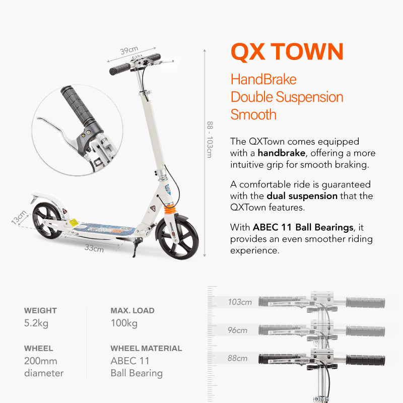 QX Model Scooter (White)