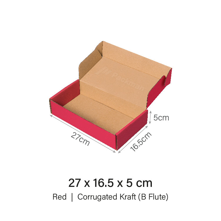 27 x 16.5 x 5cm Red Mailing Box