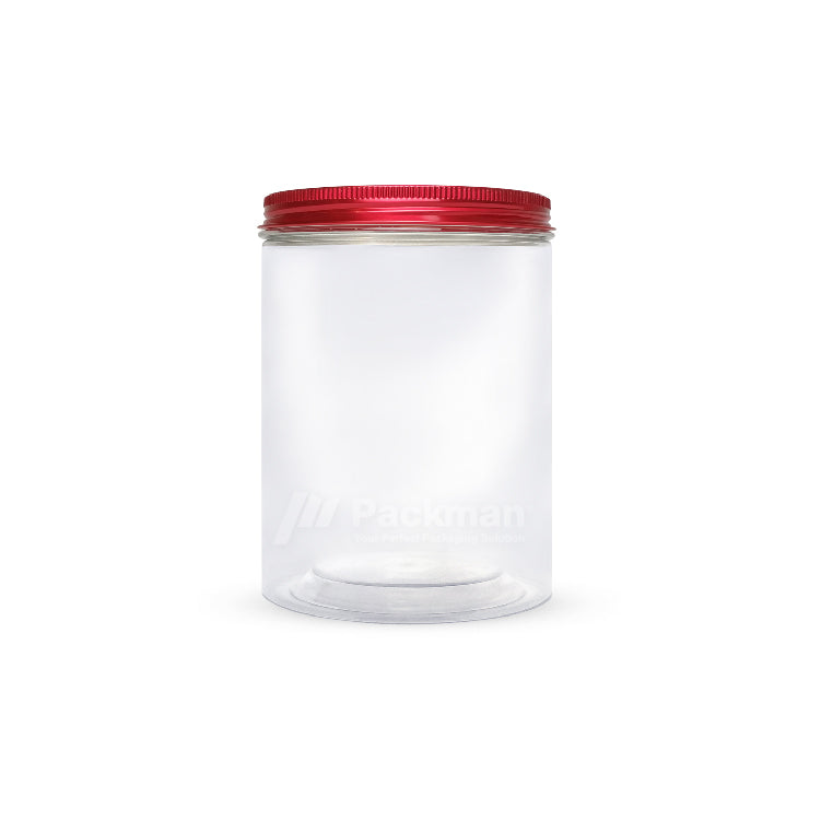 8.5 x 12cm Red Plastic Jar (6pcs)