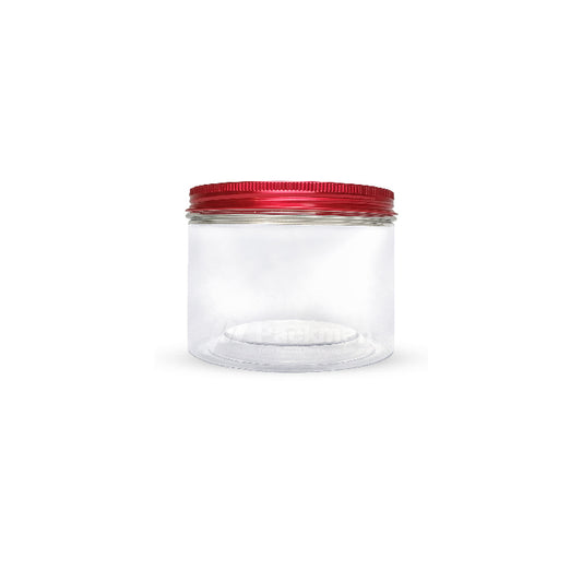 8.5 x 6.5cm Red Plastic Jar (9pcs)