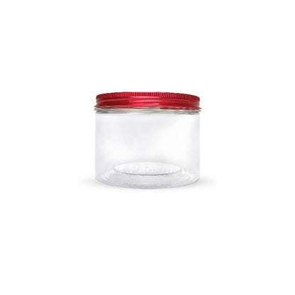 8.5 x 6.5cm Red Plastic Jar (9pcs)