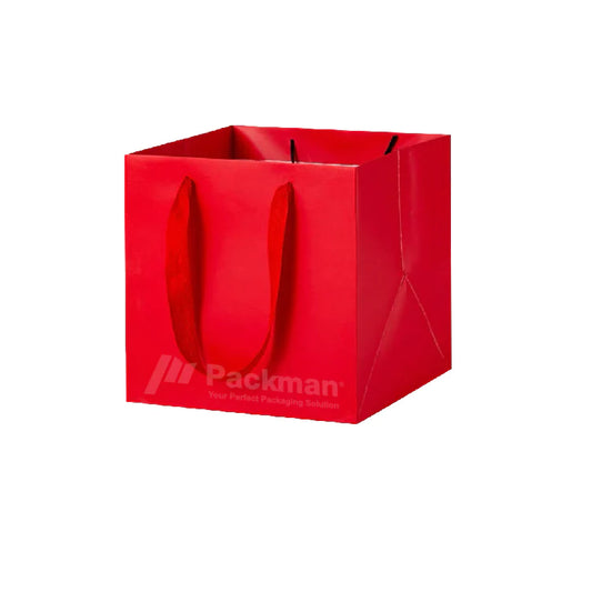 35 x 35 x 35cm Square Red Paper Bag (10pcs)