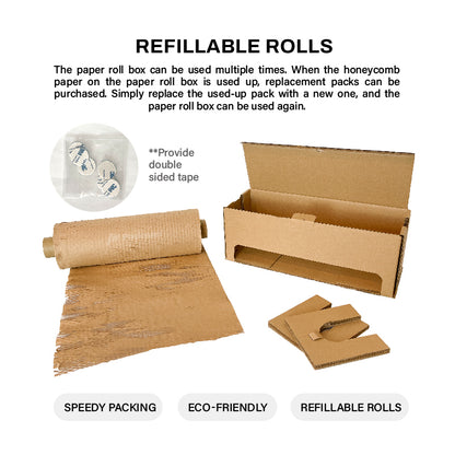 Honeycomb Paper Roll Box