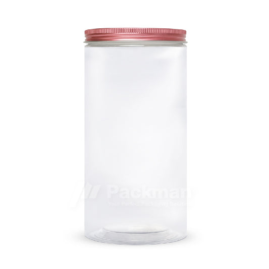 10 x 20cm Rose Gold Plastic Jar (6pcs)