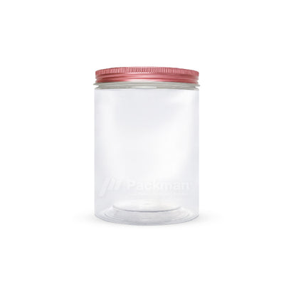 8.5 x 12cm Rose Gold Plastic Jar (6pcs)