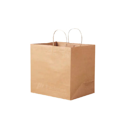 20 x 20 x 20cm Kraft Square Paper Bag (10pcs)