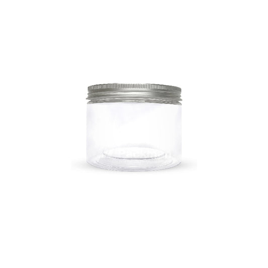 8.5 x 6.5cm Silver Plastic Jar (9pcs)
