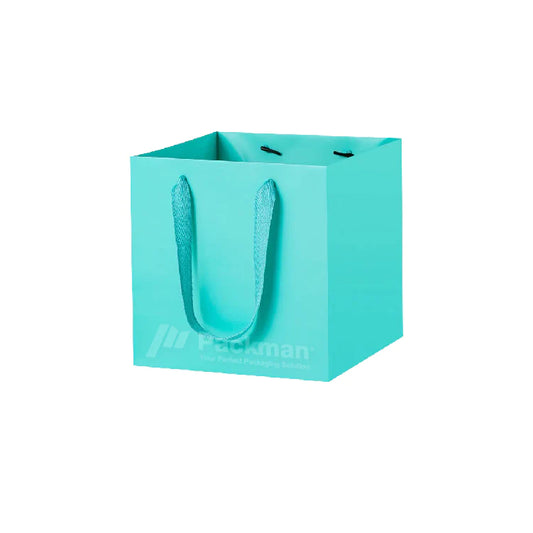 30 x 30 x 30cm Square Turquoise Paper Bag (10pcs)