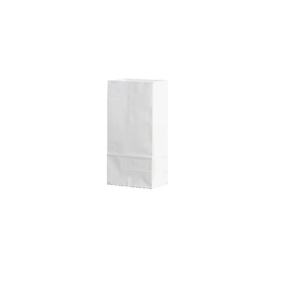 9 x 5.5 x 18cm White Kraft Bag