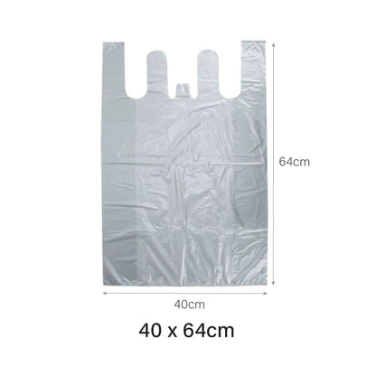 40 x 64cm Grey Plastic Bag (100pcs)