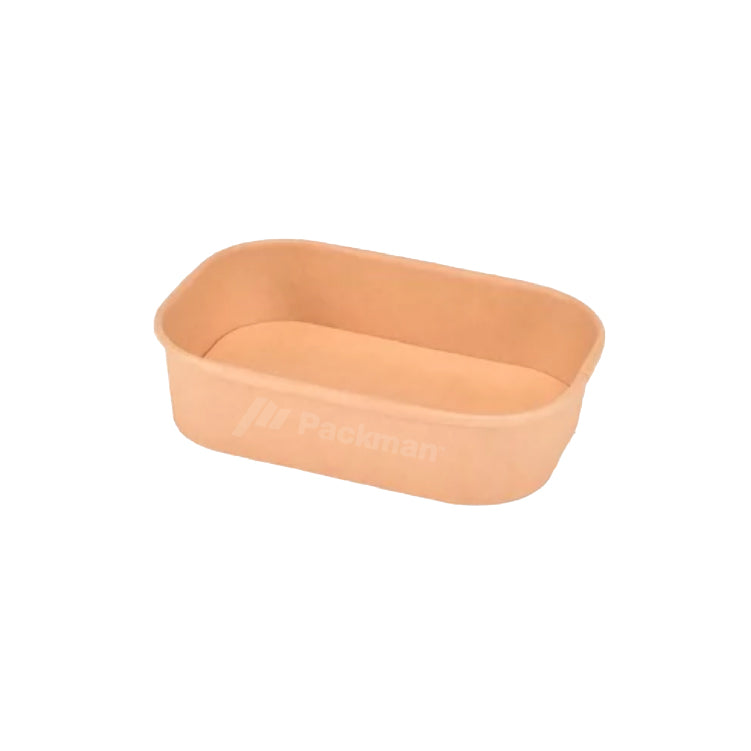 580ml Kraft Rectangular Food Tub (50pcs)