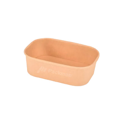 880ml Kraft Rectangular Food Tub (50pcs)