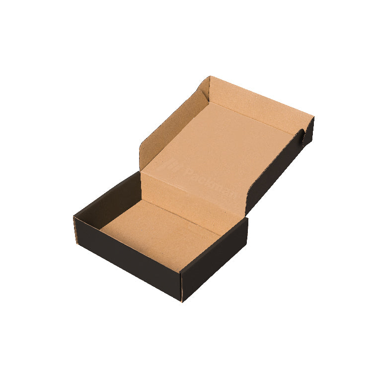 25 x 20 x 7cm Black Mailing Box